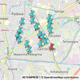 Mappa Via P. Paruta, 35100 Padova PD, Italia (0.8215)