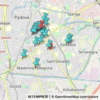 Mappa Via P. Paruta, 35100 Padova PD, Italia (0.8605)