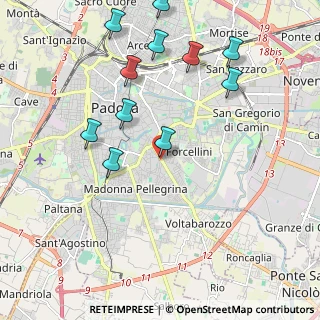Mappa Via P. Paruta, 35100 Padova PD, Italia (2.25455)