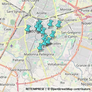 Mappa Via P. Paruta, 35100 Padova PD, Italia (1.16692)
