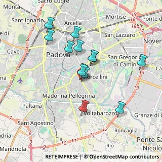 Mappa Via P. Paruta, 35100 Padova PD, Italia (1.57692)