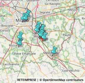 Mappa Via Piave, 20098 San Giuliano Milanese MI, Italia (5.41692)