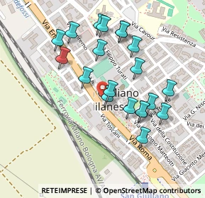 Mappa Via Piave, 20098 San Giuliano Milanese MI, Italia (0.2235)