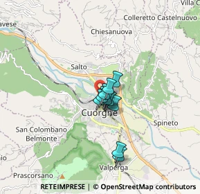 Mappa Via Pontevecchio, 10082 Cuorgnè TO, Italia (0.92545)