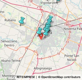 Mappa Via Palermo, 35142 Padova PD, Italia (2.99727)