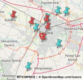Mappa Via Agrigento, 35142 Padova PD, Italia (3.82818)