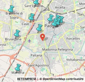 Mappa Via Palermo, 35142 Padova PD, Italia (2.28909)