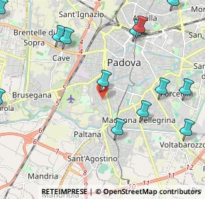 Mappa Via Agrigento, 35142 Padova PD, Italia (2.73615)