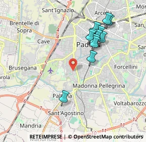 Mappa Via Palermo, 35142 Padova PD, Italia (1.86417)