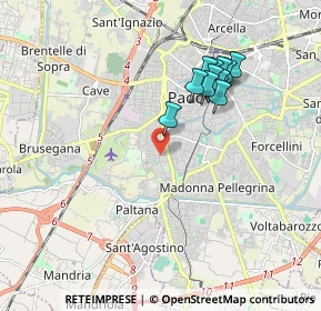 Mappa Via Palermo, 35142 Padova PD, Italia (1.69545)