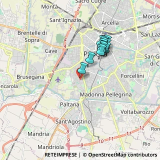 Mappa Via Palermo, 35142 Padova PD, Italia (1.55167)