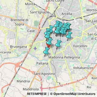 Mappa Via Palermo, 35142 Padova PD, Italia (1.32056)