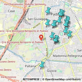 Mappa Via Palermo, 35142 Padova PD, Italia (1.211)