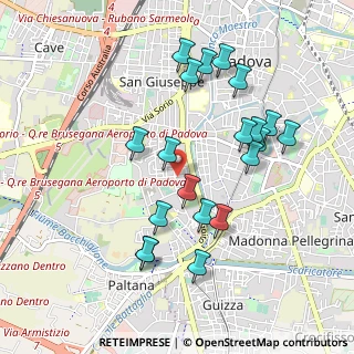 Mappa Via Agrigento, 35142 Padova PD, Italia (0.958)