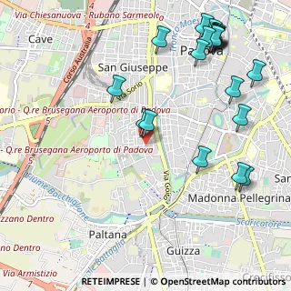Mappa Via Palermo, 35142 Padova PD, Italia (1.357)