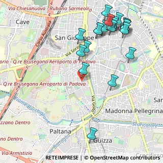 Mappa Via Palermo, 35142 Padova PD, Italia (1.2705)