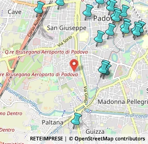Mappa Via Palermo, 35142 Padova PD, Italia (1.479)