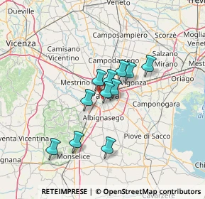 Mappa Via Agrigento, 35142 Padova PD, Italia (9.74)