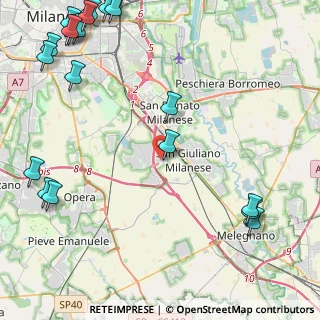Mappa Via Civesio, 20098 Civesio MI, Italia (6.717)