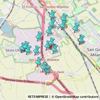 Mappa Via Civesio, 20098 Civesio MI, Italia (0.915)