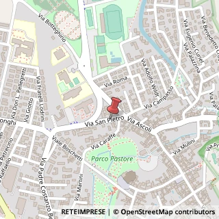 Mappa Via San Pietro, 9, 46043 Castiglione delle Stiviere, Mantova (Lombardia)