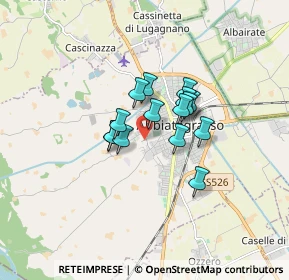 Mappa Via da Vigevano, 20081 Abbiategrasso MI, Italia (1.056)