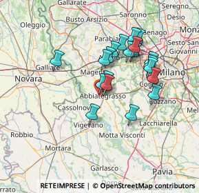 Mappa Via da Vigevano, 20081 Abbiategrasso MI, Italia (12.153)