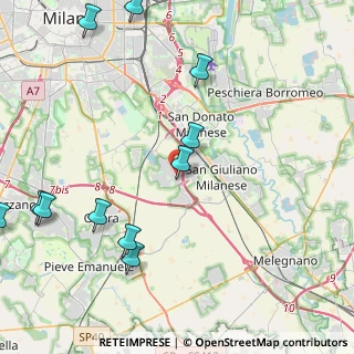 Mappa Via Piemonte, 20098 San Giuliano Milanese MI, Italia (5.755)