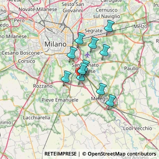 Mappa Via Piemonte, 20098 San Giuliano Milanese MI, Italia (5.07909)