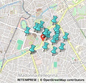 Mappa Via A. Manzoni, 35100 Padova PD, Italia (0.2875)