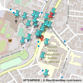 Mappa Via A. Manzoni, 35100 Padova PD, Italia (0.10385)