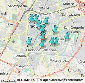 Mappa Via A. Manzoni, 35100 Padova PD, Italia (1.18077)