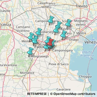 Mappa Via Lisbona, 35127 Padova PD, Italia (9.45)