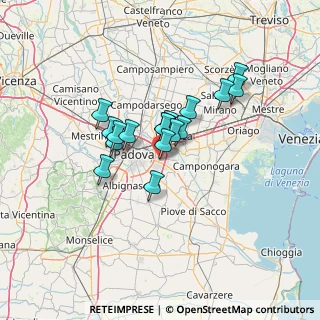 Mappa Via Lisbona, 35127 Padova PD, Italia (9.57294)