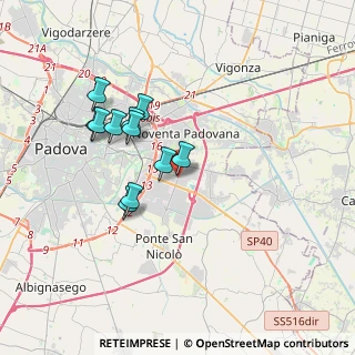 Mappa Via Lisbona, 35127 Padova PD, Italia (3.10364)