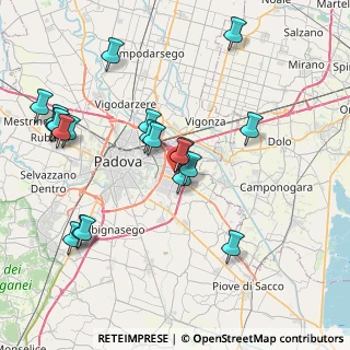 Mappa Via Lisbona, 35127 Padova PD, Italia (8.5225)
