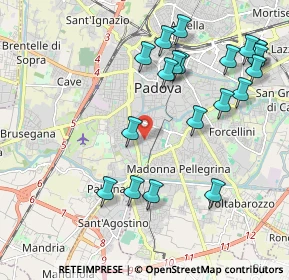 Mappa Via Albania, 35123 Padova PD, Italia (2.2955)