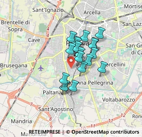 Mappa Via Albania, 35123 Padova PD, Italia (1.0975)