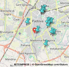 Mappa Via Albania, 35123 Padova PD, Italia (1.82462)