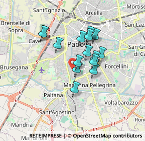 Mappa Via Albania, 35123 Padova PD, Italia (1.33563)