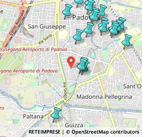 Mappa Via Albania, 35123 Padova PD, Italia (1.221)