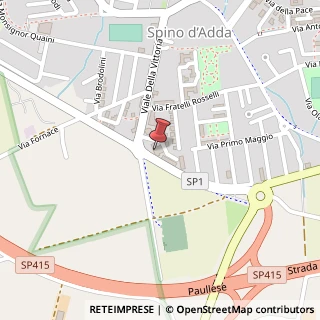 Mappa Viale Della Vittoria, 59, 26016 Spino d'Adda, Cremona (Lombardia)