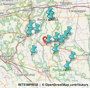 Mappa Via Pandino, 26016 Spino d'Adda CR, Italia (6.64733)