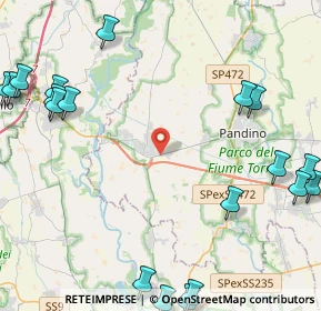 Mappa Via Pandino, 26016 Spino d'Adda CR, Italia (6.512)