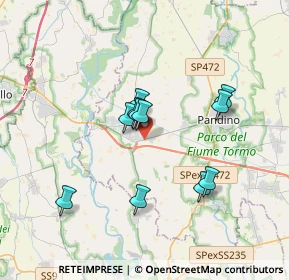 Mappa Via Pandino, 26016 Spino d'Adda CR, Italia (2.91182)