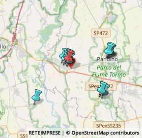 Mappa Via Pandino, 26016 Spino d'Adda CR, Italia (2.87)