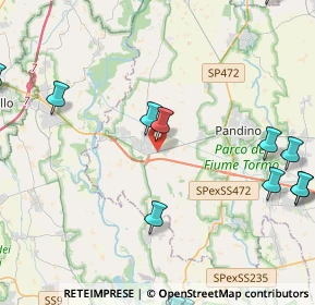 Mappa Via Pandino, 26016 Spino d'Adda CR, Italia (7.0215)