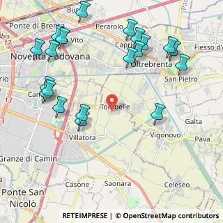 Mappa Piazza Grazia Deledda, 35020 Saonara PD, Italia (2.578)