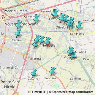 Mappa Piazza Grazia Deledda, 35020 Saonara PD, Italia (2.2635)