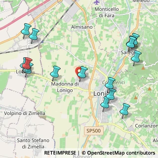 Mappa Via Ettore Majorana, 36045 Lonigo VI, Italia (2.61333)